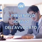 Il preventivo scritto dall'avvocato
